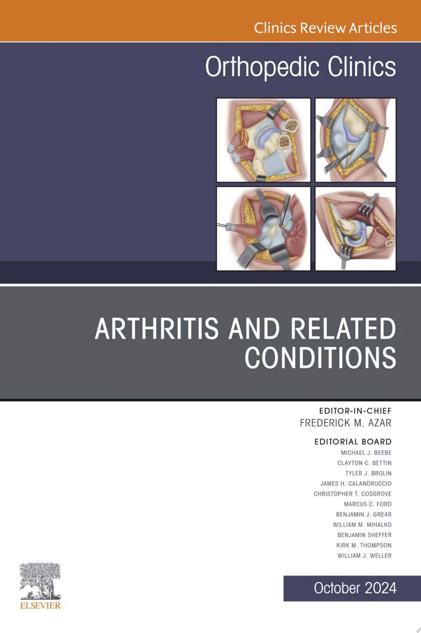 Arthritis and Related Conditions, An Issue of Orthopedic Clinics