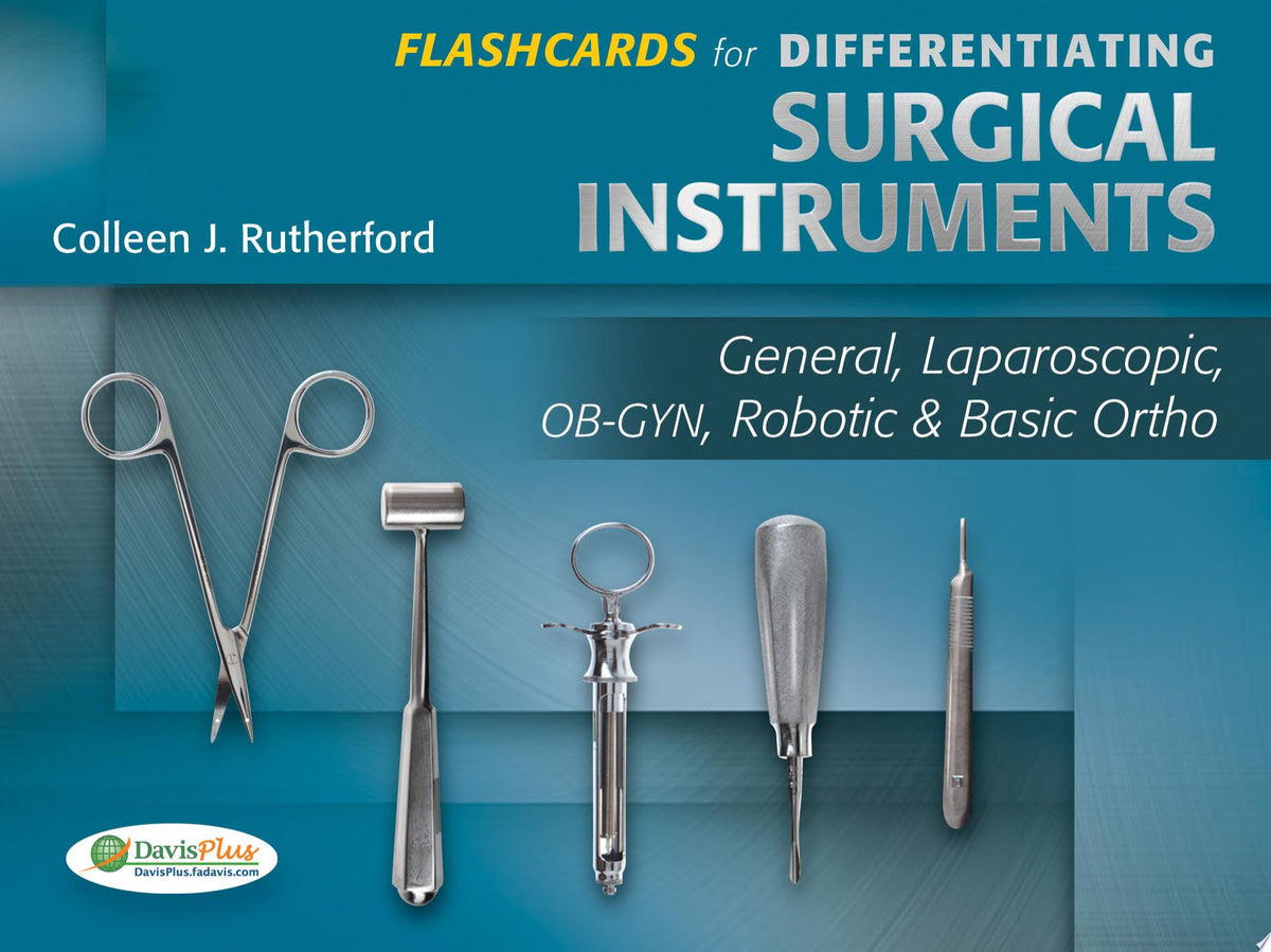 Flashcards for Differentiating Surgical Instruments: General, Laparoscopic, OB-GYN, Robotic & Basic Ortho