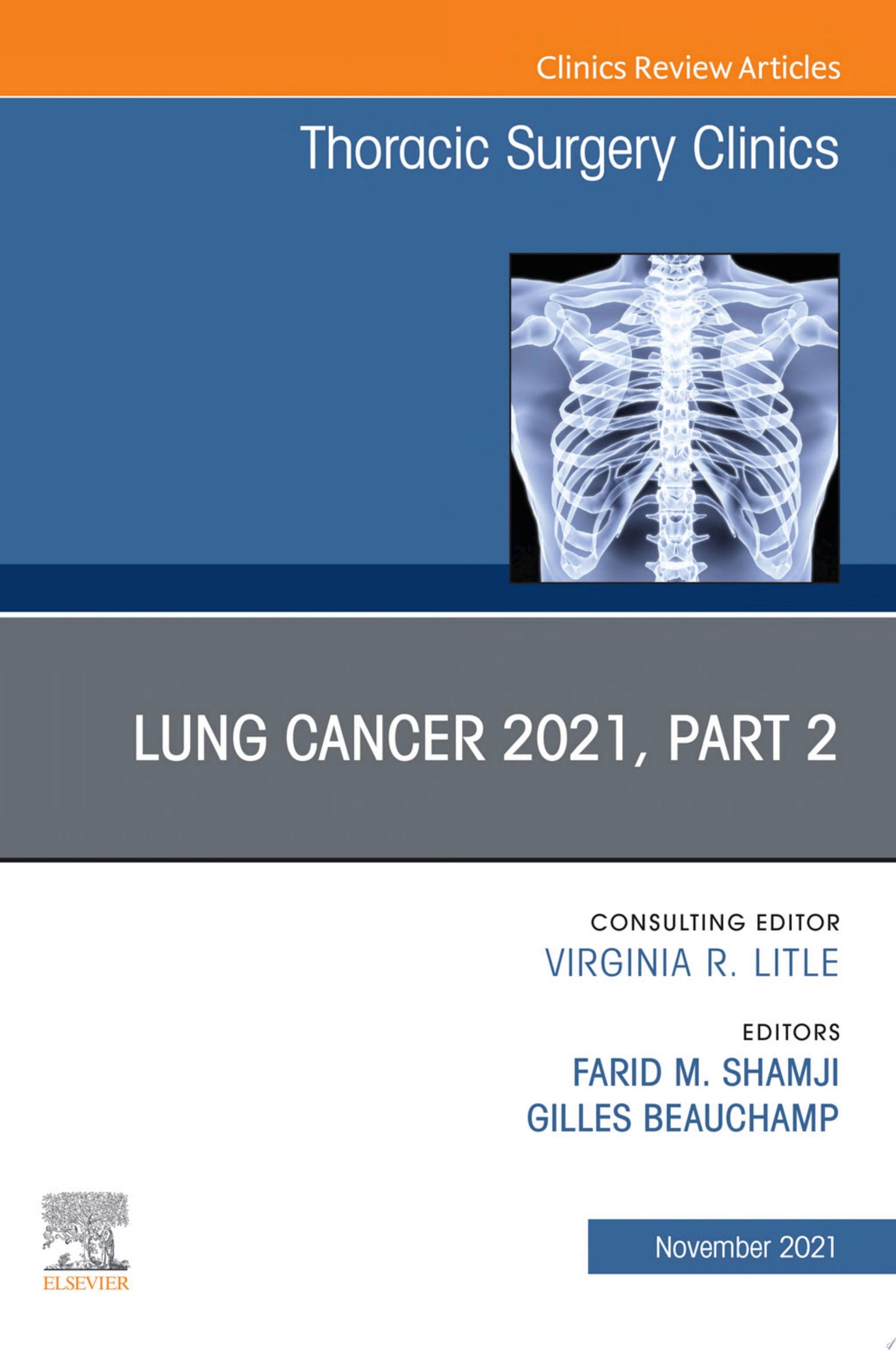 Lung Cancer 2021, Part 2, An Issue of Thoracic Surgery Clinics