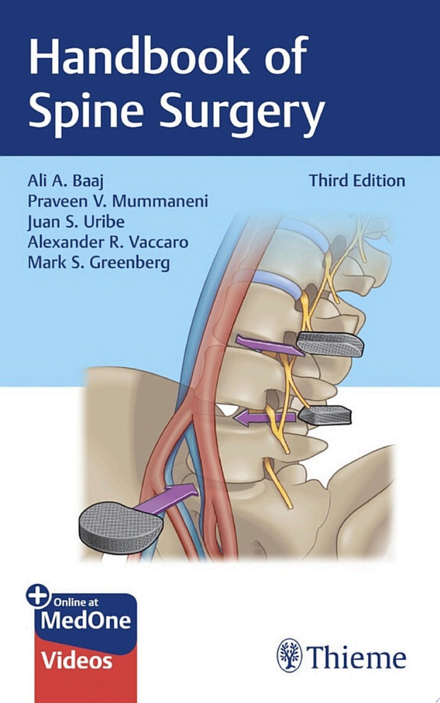 Handbook of Spine Surgery, 3rd Edition