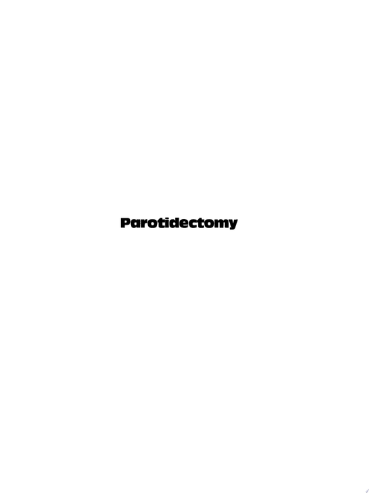 A Colour Atlas of Parotidectomy