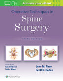 Operative Techniques: Spine Surgery, 3rd Edition