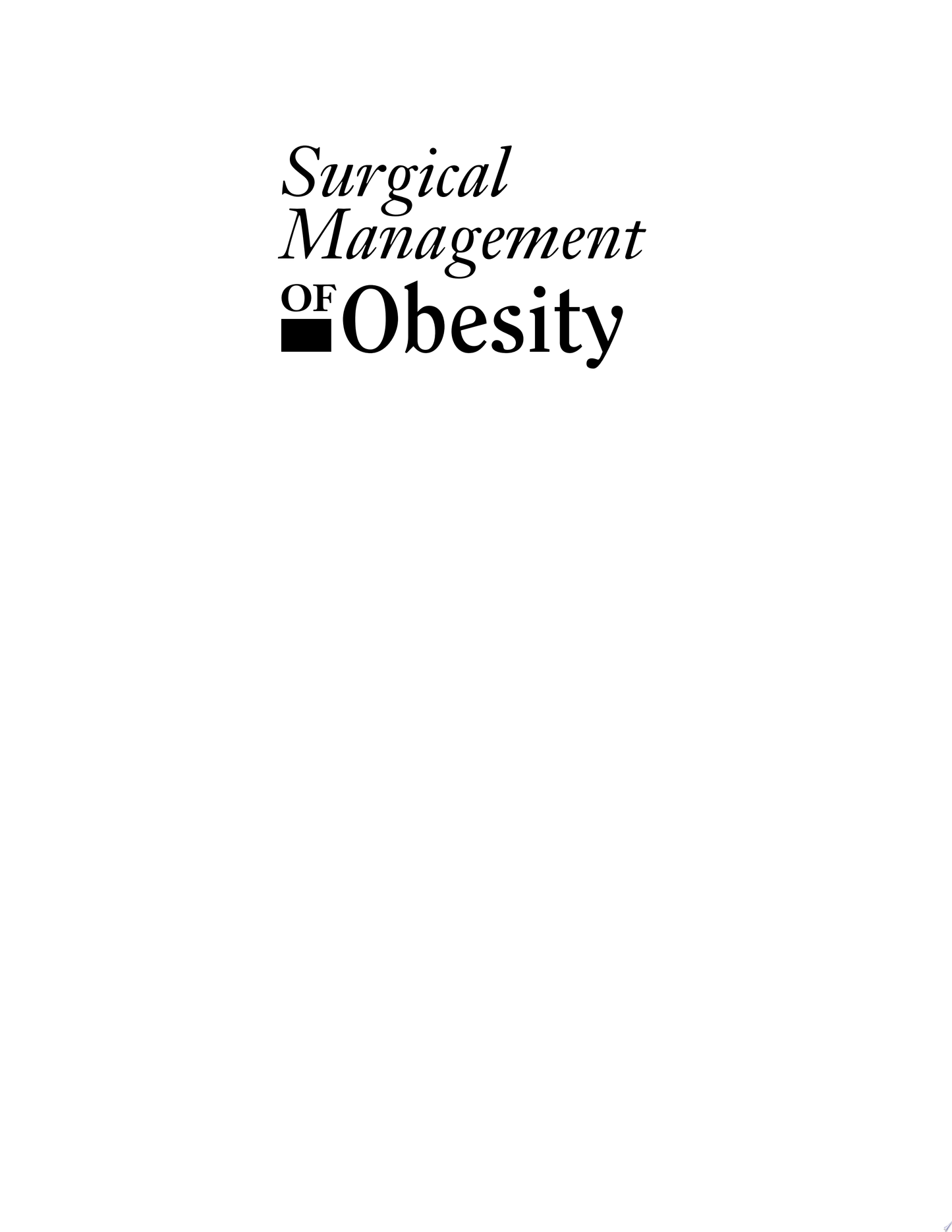 Bariatric Surgery