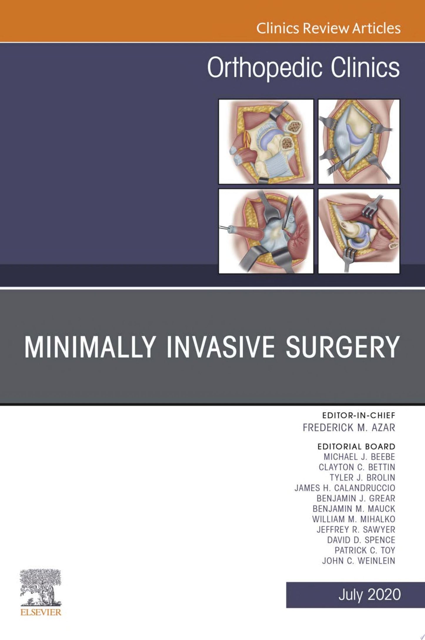 Minimally Invasive Surgery, An Issue of Orthopedic Clinics