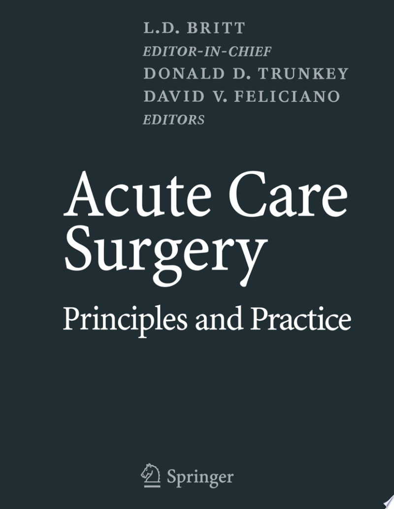 Acute Care Surgery, 2nd Edition