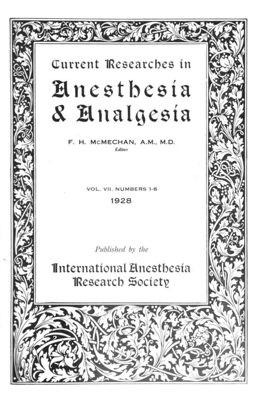 Anesthesia & Analgesia 2023 Full Archives