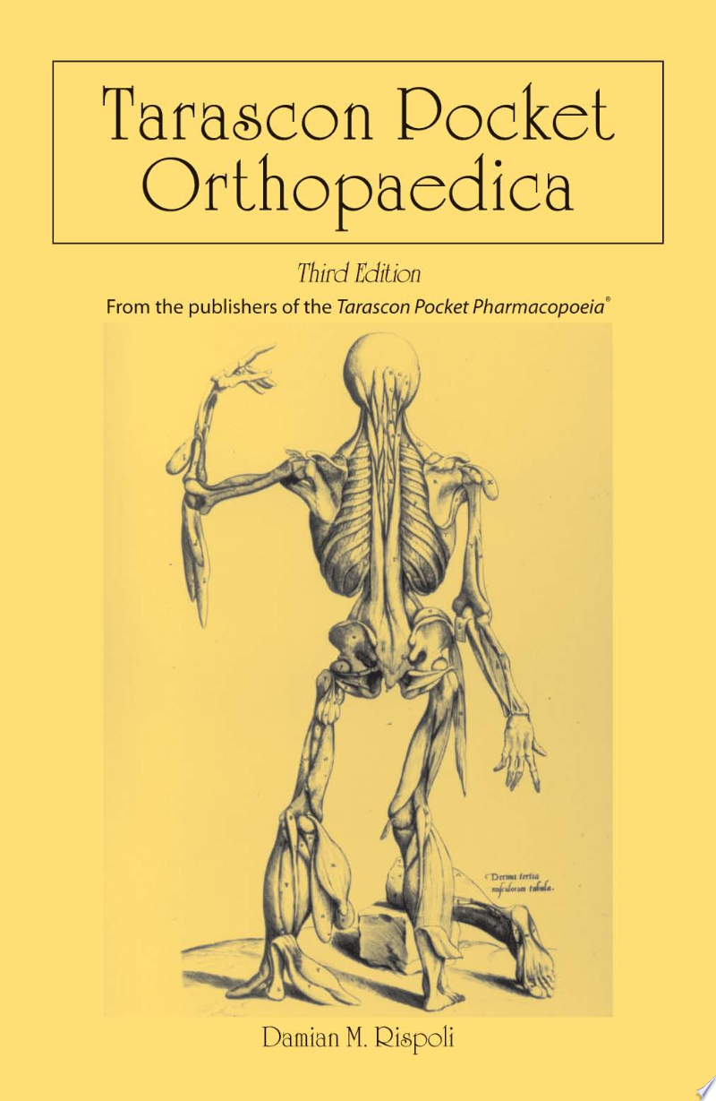 Tarascon Pocket Orthopaedica, 4th Edition