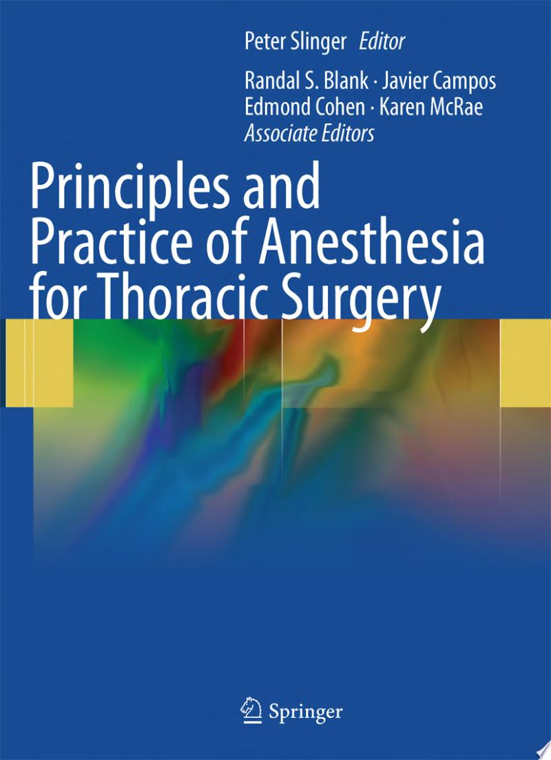 Thoracic Anaesthesia
